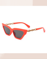 Cat Eye Sunnies with Chain Link Detail