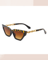 Cat Eye Sunnies with Chain Link Detail