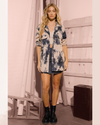 Vira Tie Dye Corduroy Button Up