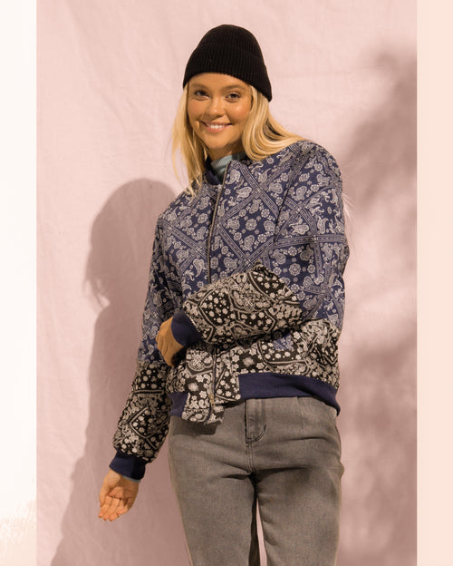 The West Paisley Puffer Jacket