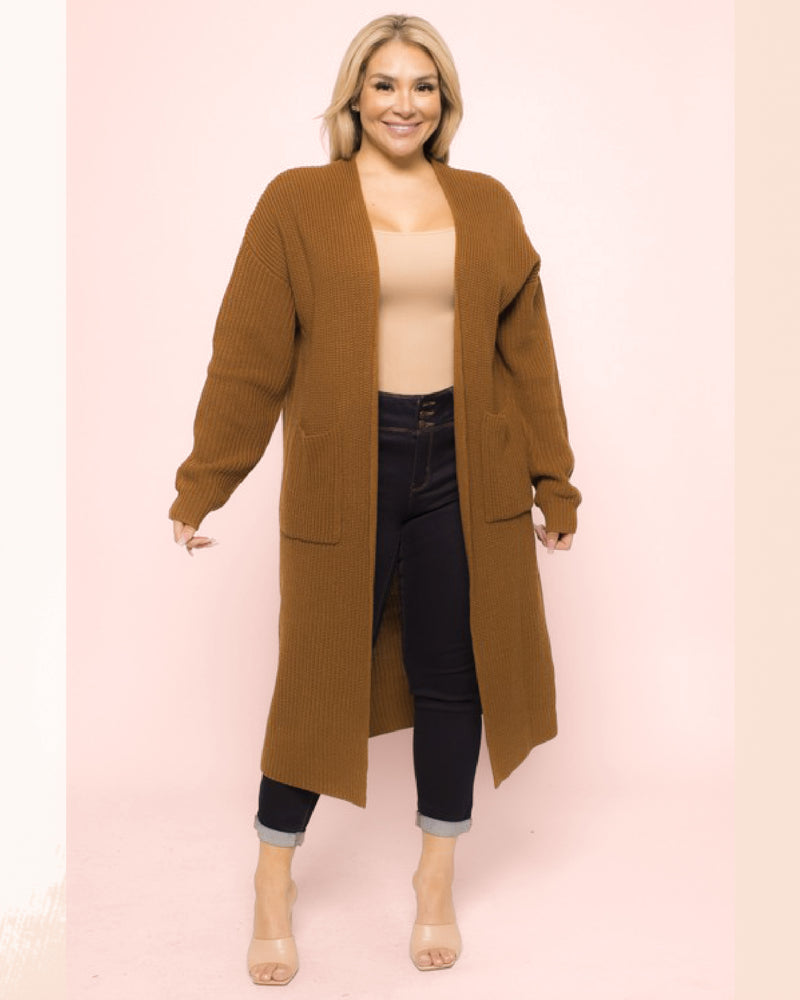 Duster Sweater Cardigan | Plus Size