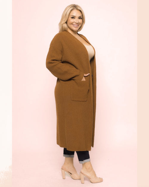 Duster Sweater Cardigan | Plus Size