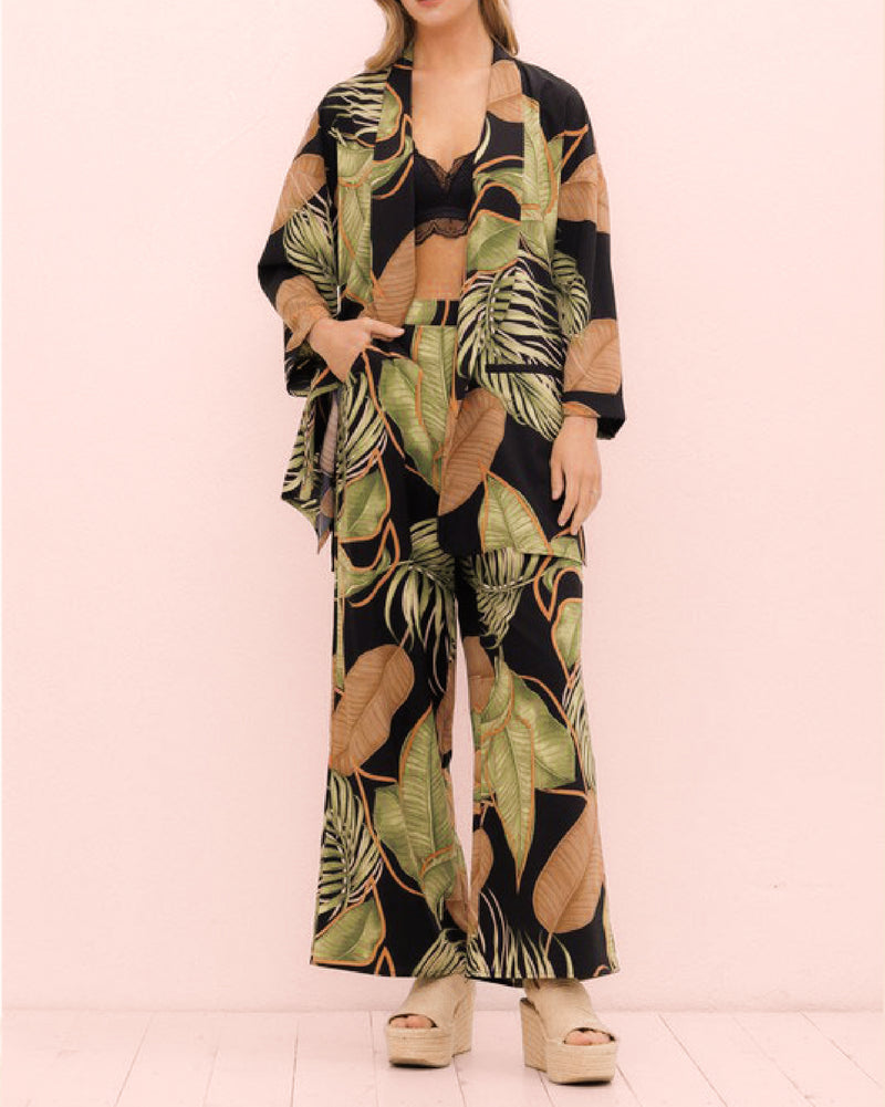 Tropicali Kimono & Pant Set